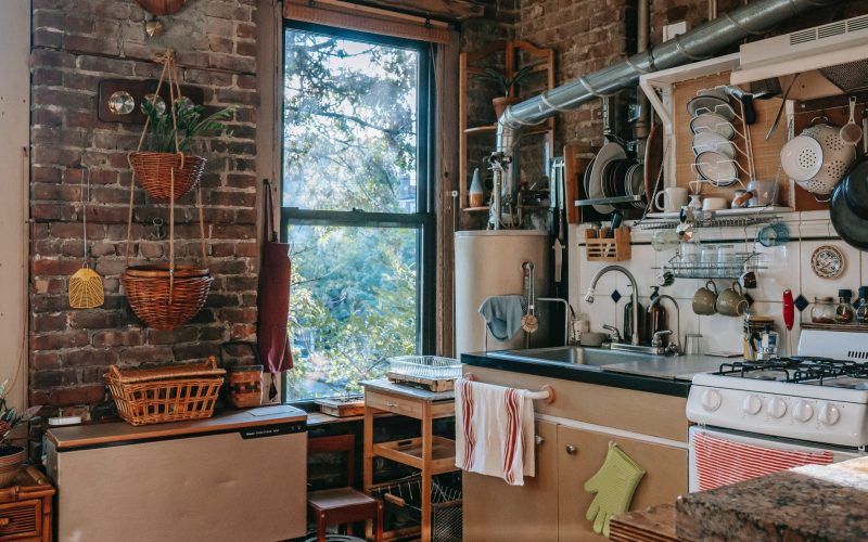 kitchen with window